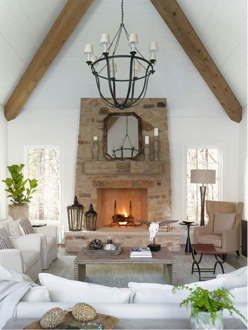 Cozy Fire Interior by Joanna Goodman